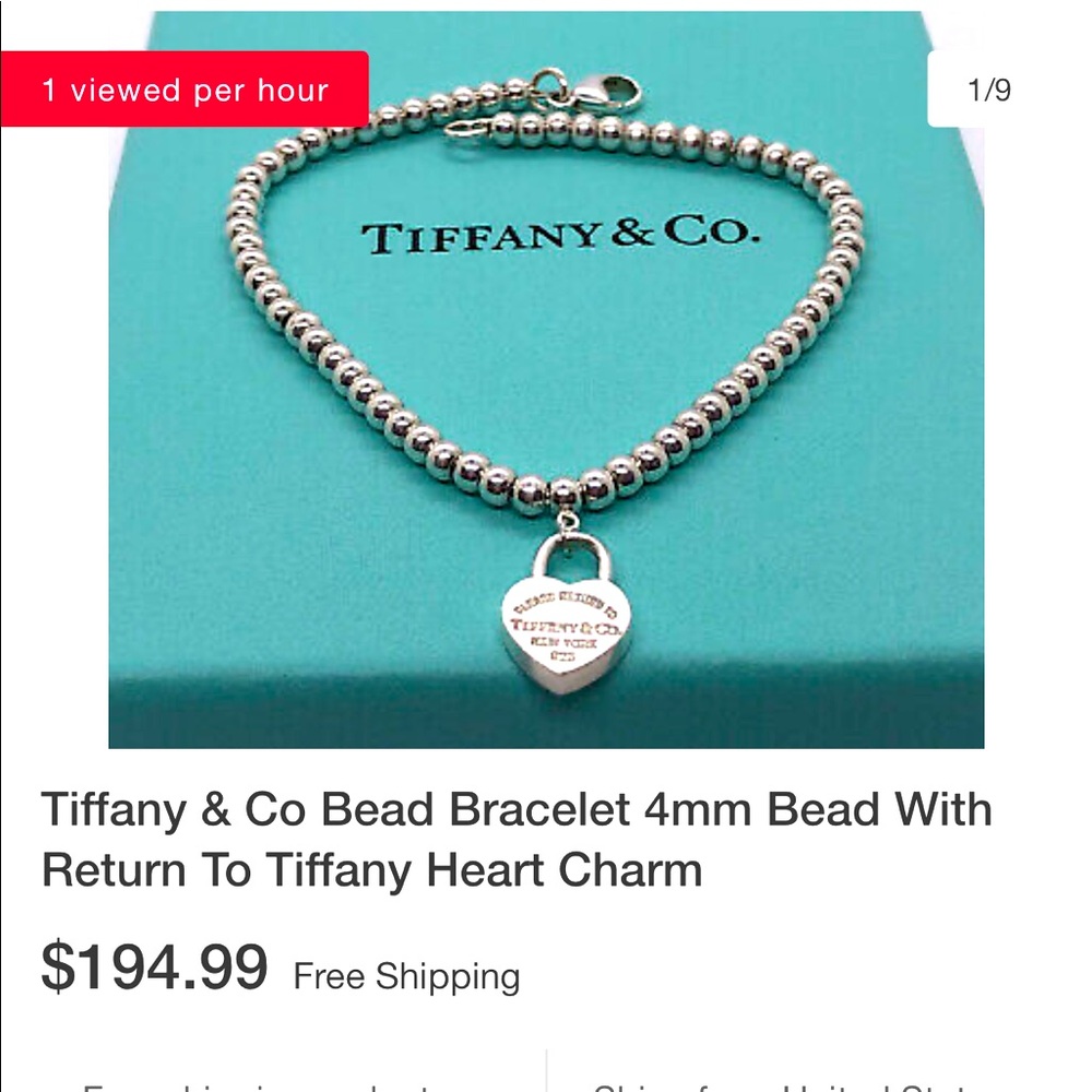 Tiffany & Co Bead bracelet